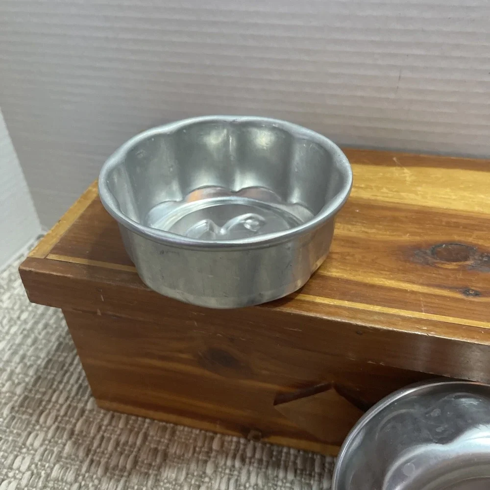 Dog Treat Molds Embossed Canine Puppy Head Aluminum‎ Bakeware Cupcake Muffin
